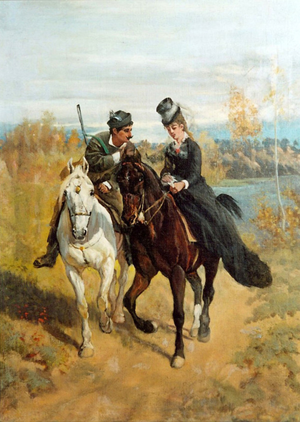 two riders